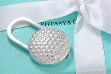 Load image into Gallery viewer, Tiffany &amp; Co. Silver Golf Ball Padlock Key Ring Keychain
