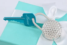Load image into Gallery viewer, Tiffany &amp; Co. Silver Golf Ball Padlock Key Ring Keychain
