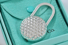 Load image into Gallery viewer, Tiffany &amp; Co. Silver Golf Ball Padlock Key Ring Keychain
