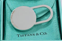 Load image into Gallery viewer, Tiffany &amp; Co. Silver Golf Ball Padlock Key Ring Keychain
