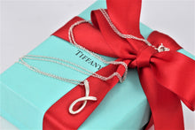 Load image into Gallery viewer, Tiffany &amp; Co. Elsa Peretti Silver Alphabet Letter &quot;J&quot;  Pendant Necklace
