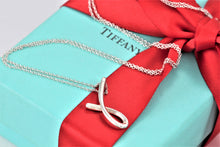 Load image into Gallery viewer, Tiffany &amp; Co. Elsa Peretti Silver Alphabet Letter &quot;J&quot;  Pendant Necklace
