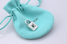 Load image into Gallery viewer, Tiffany &amp; Co. Silver Letter &quot;C&quot; Padlock Pendant
