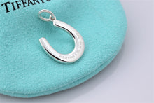 Load image into Gallery viewer, Tiffany &amp; Co. 1837 Silver Horseshoe Charm Pendant
