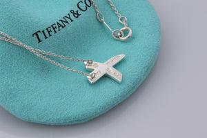 Tiffany & Co. Paloma Picasso Silver "X" Kisses Necklace