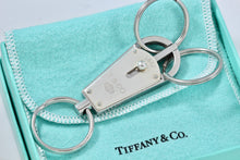 Load image into Gallery viewer, Tiffany &amp; Co. 1837 Silver Valet Key Ring Keychain
