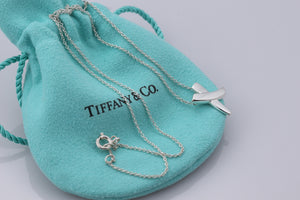 Tiffany & Co. Paloma Picasso Silver "X" Kisses Necklace