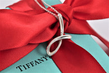 Load image into Gallery viewer, Tiffany &amp; Co. Elsa Peretti Silver Alphabet Letter &quot;J&quot;  Pendant Necklace
