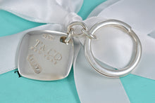Load image into Gallery viewer, Tiffany &amp; Co. 1837 Square Cushion Key Ring Keychain
