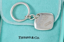 Load image into Gallery viewer, Tiffany &amp; Co. 1837 Square Cushion Key Ring Keychain
