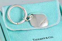 Load image into Gallery viewer, Tiffany &amp; Co. 1837 Square Cushion Key Ring Keychain
