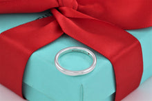 Load image into Gallery viewer, Tiffany &amp; Co. Elsa Peretti Silver Pink Sapphire Stacking Band Ring
