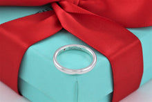 Load image into Gallery viewer, Tiffany &amp; Co. Elsa Peretti Silver Pink Sapphire Stacking Band Ring
