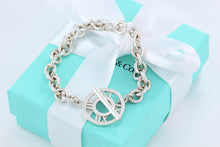 Load image into Gallery viewer, Tiffany &amp; Co. Silver Atlas Round Medallion Toggle Bracelet
