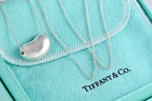 Load image into Gallery viewer, Tiffany &amp; Co. Elsa Peretti Silver Large Bean 18mm Pendant Necklace
