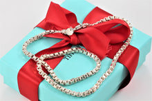 Load image into Gallery viewer, Tiffany &amp; Co. Silver Venetian Link 18&quot; Necklace
