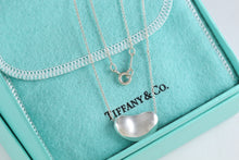 Load image into Gallery viewer, Tiffany &amp; Co. Elsa Peretti Silver Large Bean 18mm Pendant Necklace
