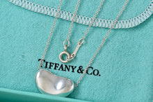 Load image into Gallery viewer, Tiffany &amp; Co. Elsa Peretti Silver Large Bean 18mm Pendant Necklace
