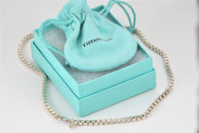 Load image into Gallery viewer, Tiffany &amp; Co. Silver Venetian Link 18&quot; Necklace
