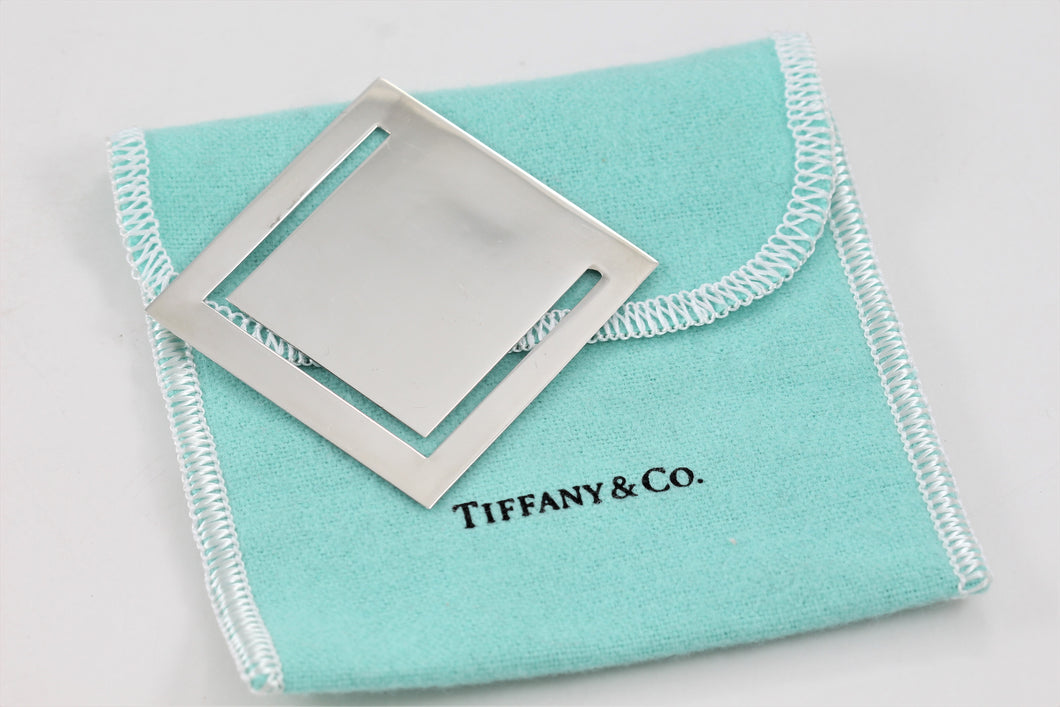 Tiffany & Co. Silver Square Bookmark
