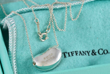 Load image into Gallery viewer, Tiffany &amp; Co. Elsa Peretti Silver Large Bean 18mm Pendant Necklace
