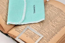 Load image into Gallery viewer, Tiffany &amp; Co. Silver Square Bookmark
