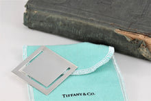 Load image into Gallery viewer, Tiffany &amp; Co. Silver Square Bookmark

