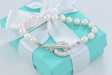 Load image into Gallery viewer, Tiffany &amp; Co. Silver Pearl Strand Toggle Bracelet
