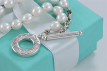 Load image into Gallery viewer, Tiffany &amp; Co. Silver Pearl Strand Toggle Bracelet
