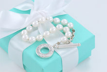 Load image into Gallery viewer, Tiffany &amp; Co. Silver Pearl Strand Toggle Bracelet
