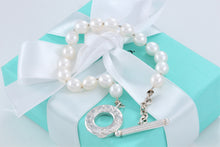 Load image into Gallery viewer, Tiffany &amp; Co. Silver Pearl Strand Toggle Bracelet
