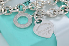 Load image into Gallery viewer, Return to Tiffany &amp; Co. Silver Heart Toggle 7.5&quot; Bracelet NEWEST VERSION
