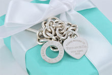 Load image into Gallery viewer, Return to Tiffany &amp; Co. Silver Heart Toggle 7.5&quot; Bracelet NEWEST VERSION
