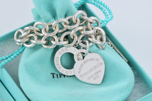 Load image into Gallery viewer, Return to Tiffany &amp; Co. Silver Heart Toggle 7.5&quot; Bracelet NEWEST VERSION
