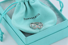 Load image into Gallery viewer, Tiffany &amp; Co. Paloma Picasso 18k White Gold Diamond Double Loving Heart Ring
