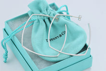 Load image into Gallery viewer, Tiffany &amp; Co. Frank Silver Gehry Large Square Torque Narrow Earrings
