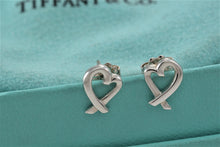 Load image into Gallery viewer, Tiffany &amp; Co. Paloma Picasso Silver Loving Heart Small Stud Earrings
