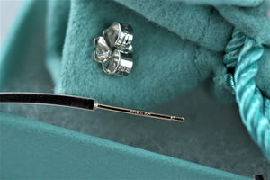 Tiffany & Co. Frank Silver Gehry Large Square Torque Narrow Earrings