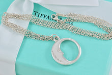 Load image into Gallery viewer, Tiffany &amp; Co. Silver Man in The Moon Double Chain Necklace
