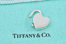 Load image into Gallery viewer, Tiffany &amp; Co. Silver  &quot;It&#39;s a Boy&quot; Heart Padlock Pendant
