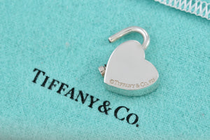 Tiffany & Co. Silver  "It's a Boy" Heart Padlock Pendant