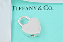 Load image into Gallery viewer, Tiffany &amp; Co. Silver &#39;&#39;MOM&#39;&#39; Heart Padlock Pendant
