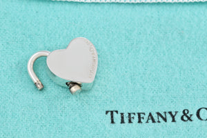 Tiffany & Co. Silver ''MOM'' Heart Padlock Pendant