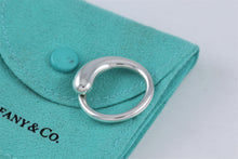 Load image into Gallery viewer, Tiffany &amp; Co. Elsa Peretti Silver Eternal Circle Keyring Keychain
