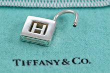 Load image into Gallery viewer, Tiffany &amp; Co. Silver Letter &quot;H&quot; Padlock Pendant
