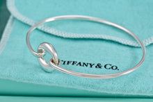 Load image into Gallery viewer, Tiffany &amp; Co. Elsa Peretti Silver Sevillana Hook Bangle Bracelet
