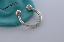 Load image into Gallery viewer, Tiffany &amp; Co. Silver Horseshoe Key Ring Keychain
