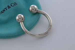 Tiffany & Co. Silver Horseshoe Key Ring Keychain
