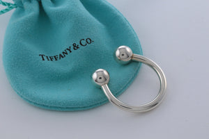 Tiffany & Co. Silver Horseshoe Key Ring Keychain