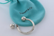 Load image into Gallery viewer, Tiffany &amp; Co. Silver Horseshoe Key Ring Keychain
